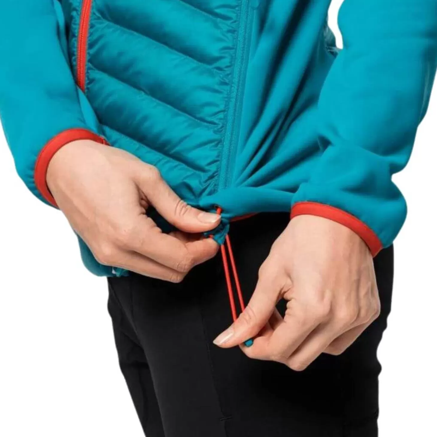 Dame Jack Wolfskin Dunjakke Til Dame - Nebelhorn Down Hybrid W - Bla
