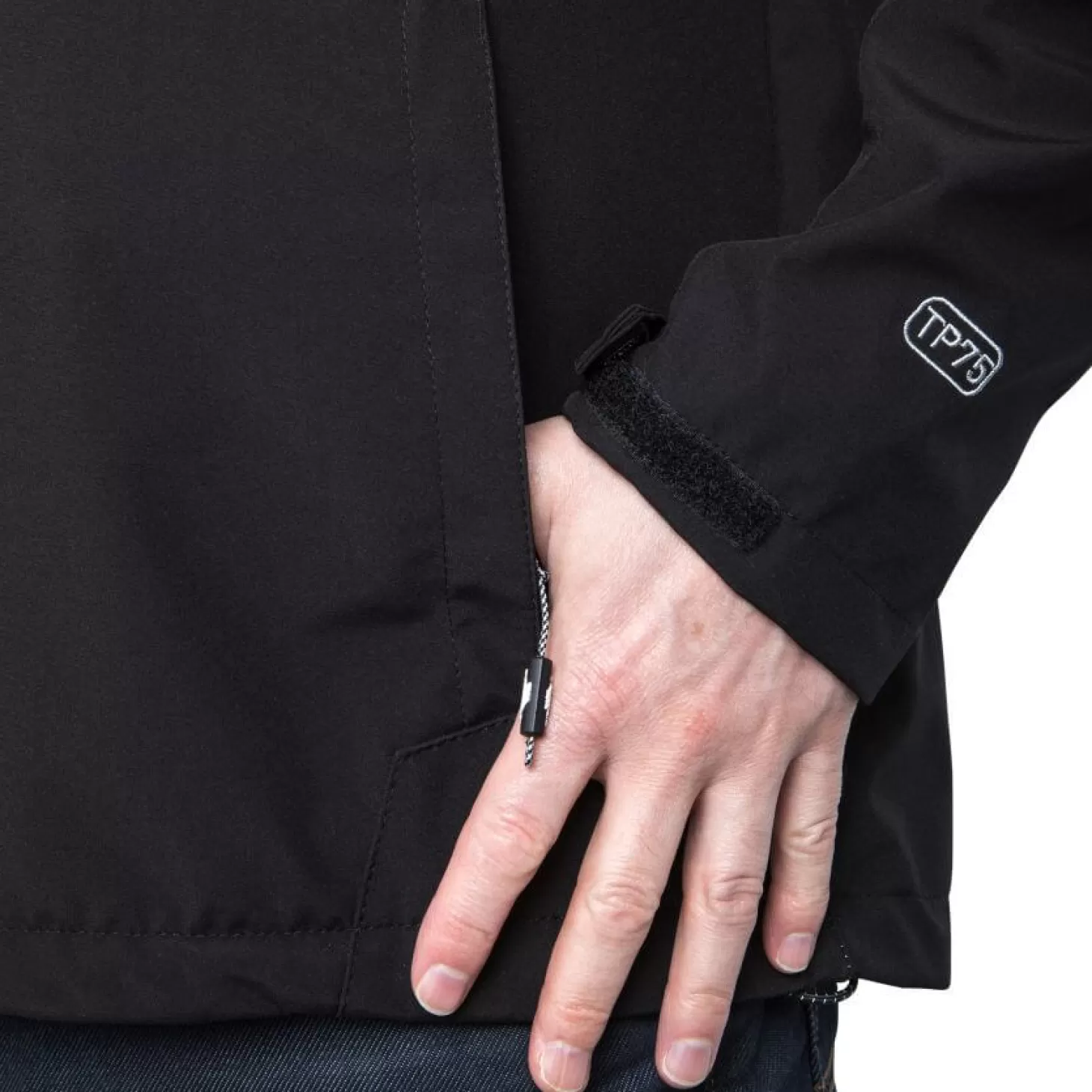 Herre Trespass Softshell Jakke - Stanford - Sort (Kun Xs Tilbage)