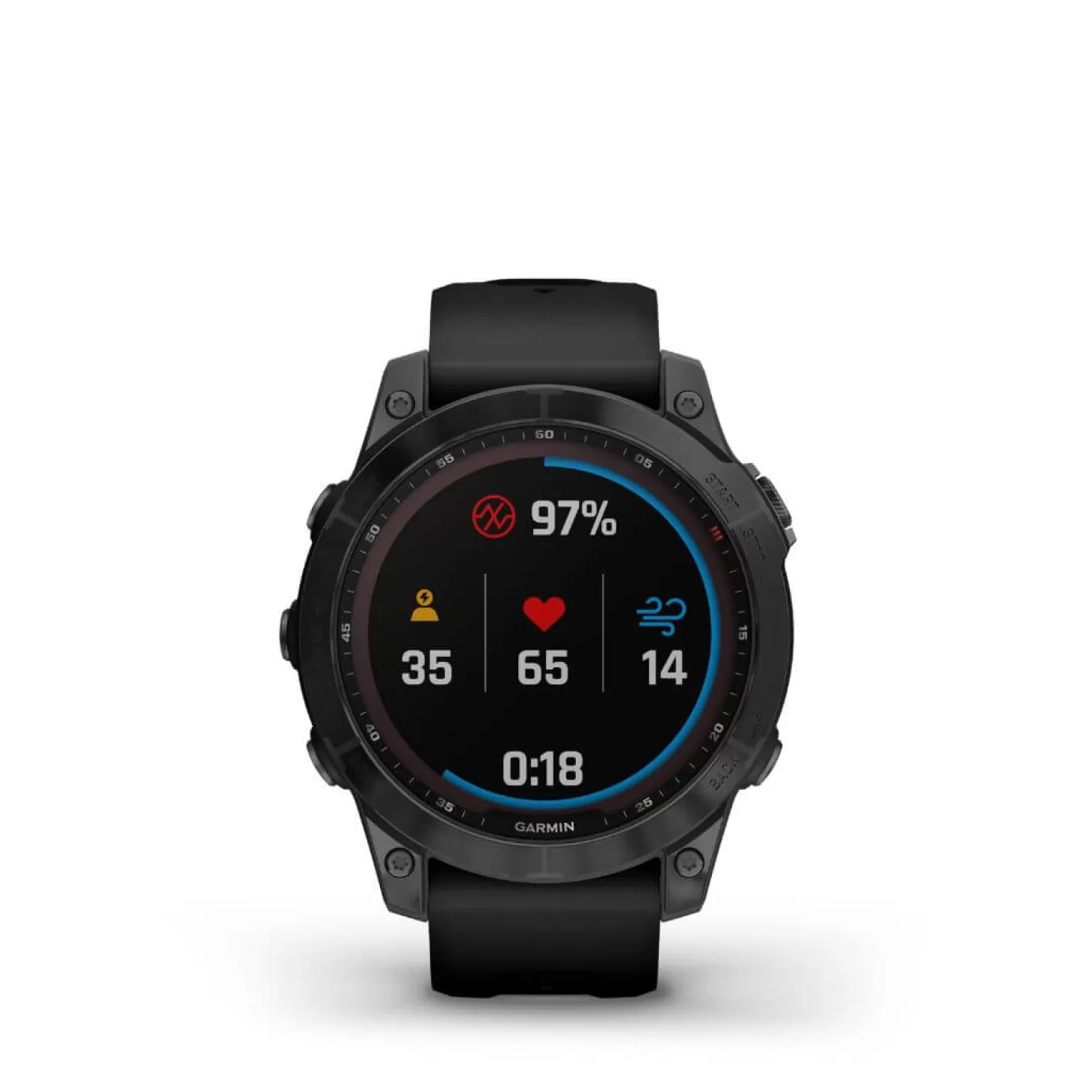 Garmin Ur - Fenix 7 Sapphire Solar - 47 Mm - Sort