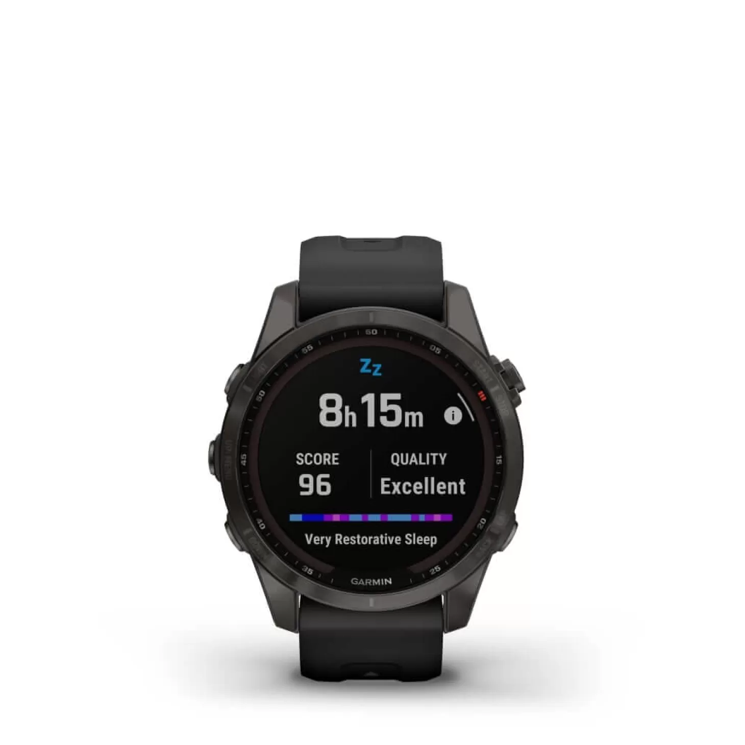Garmin Ur - Fenix 7S Sapphire Solar - 42 Mm - Sort
