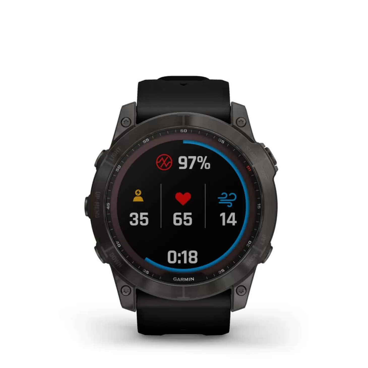 Garmin Ur - Fenix 7X Sapphire Solar - 51 Mm - Sort