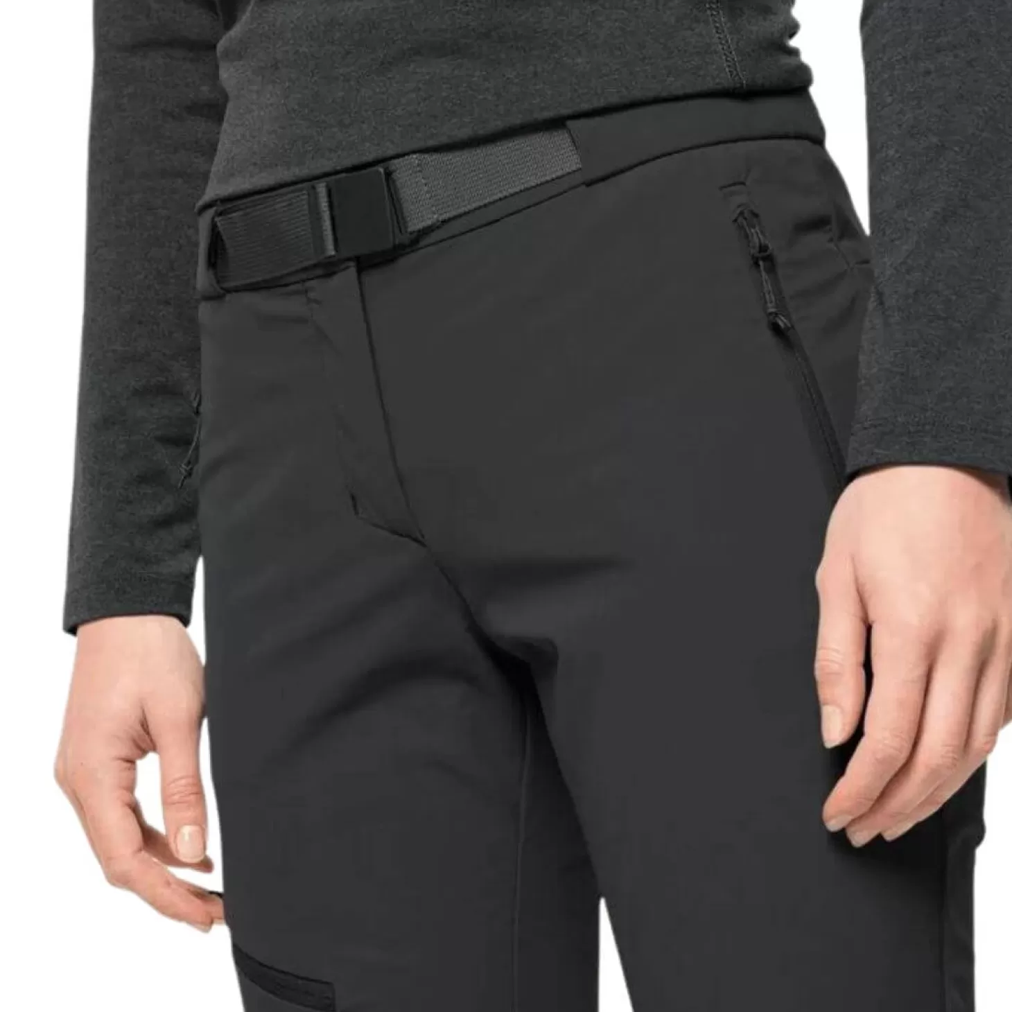 Dame Jack Wolfskin Vandrebukser Til Dame - Holdsteig Pants W - Sort