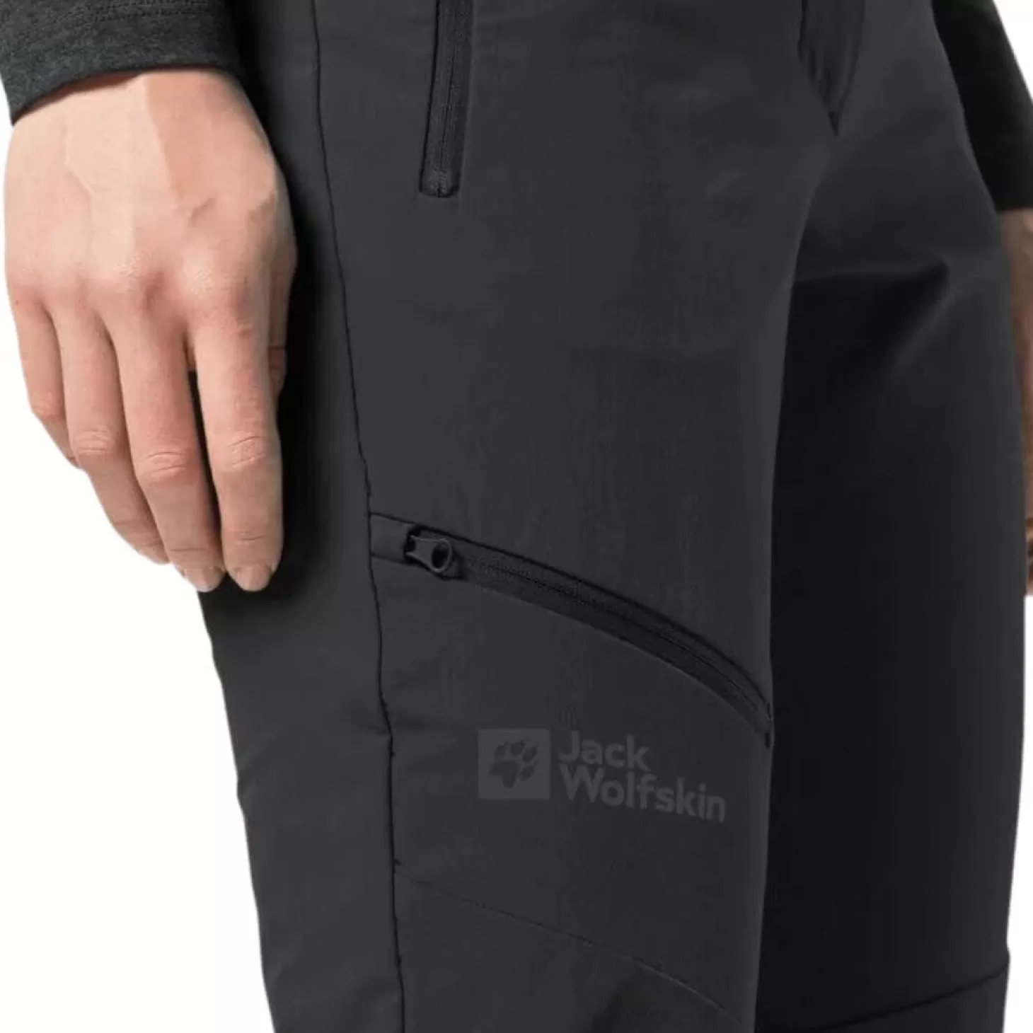 Dame Jack Wolfskin Vandrebukser Til Dame - Holdsteig Pants W - Sort